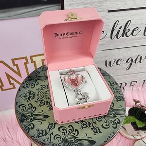 💖 NWT Juicy Couture Rhinestone Charm Wrist Watch CHOOSE #7244 💖